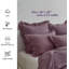 Housses de taies décoratives 100% lin à volants, 2 pièces Housses de coussin 26 x 26 pouces-115133252