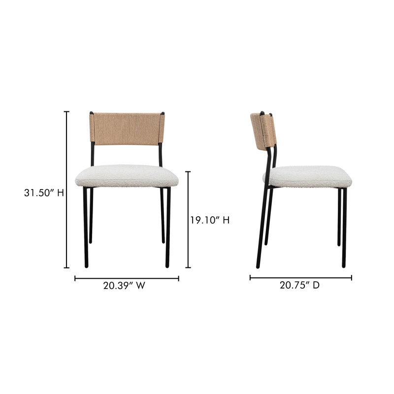 Foley Dining Chair White-Set Of Two