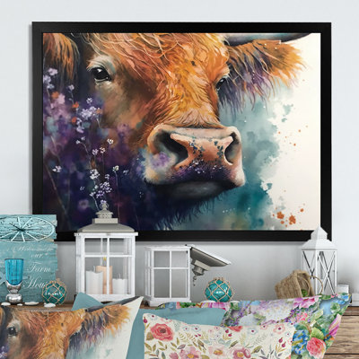 Buffalo in the Wild II - reproduction sur toile