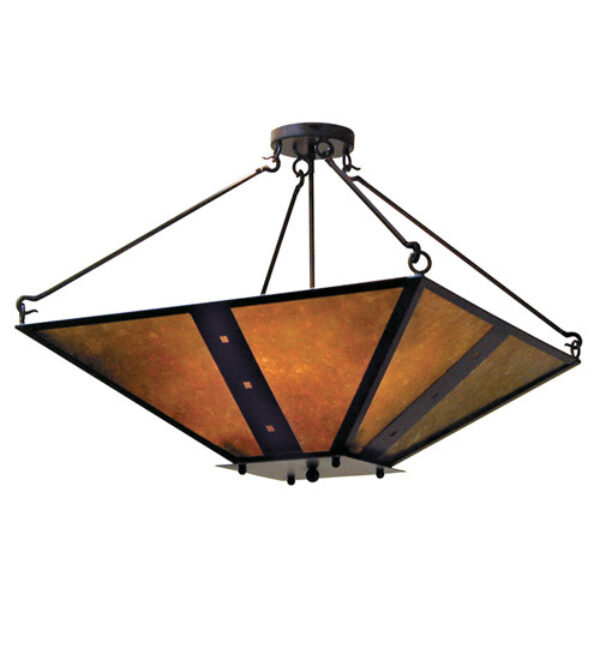 Luminaire encastré 4 lumières Zandra, Or de Pompéi haut de gamme
