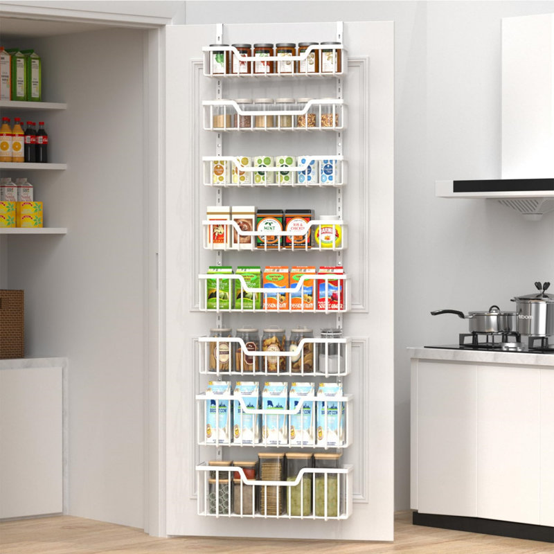 Adjustable Spice Rack, White