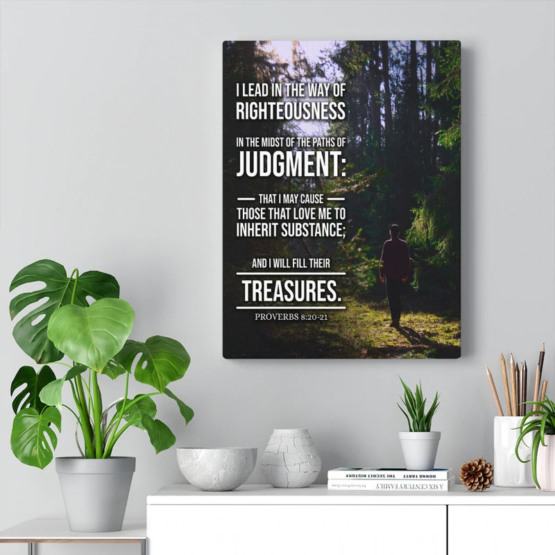 Paths Of Judgment - Wrapped Canvas Print, 76cm H x 61cm W
