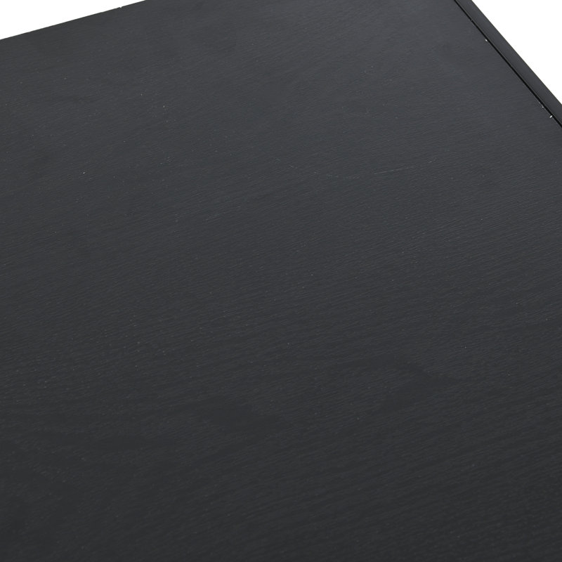 Table d'appoint carrée en frêne, Chêne noir