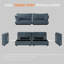 Canapé modulaire avec rangement 99 po Bess-129878368