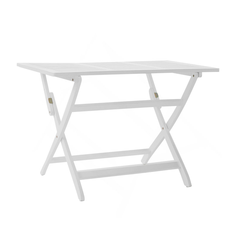 43.5'' Foldable Table, White