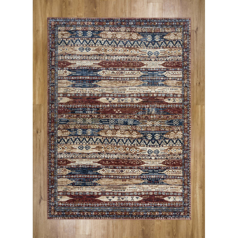 Elick Striped Area Rug, Rectangle 160 x 230cm