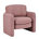 Pink Faux Linen