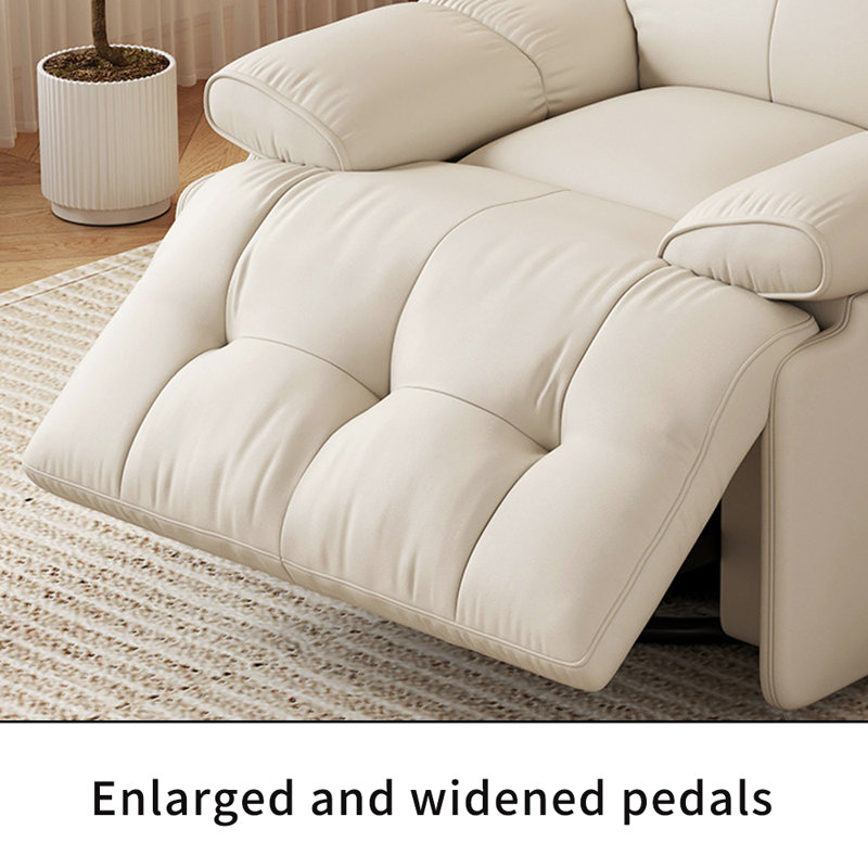 Fauteuil inclinable pivotant simple 360 °, Beige