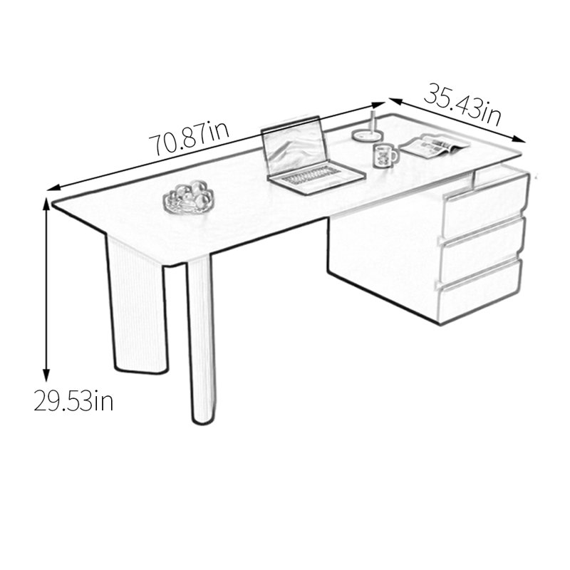 Iberis, 29.53" H x 70.87" W x 35.43" D, White