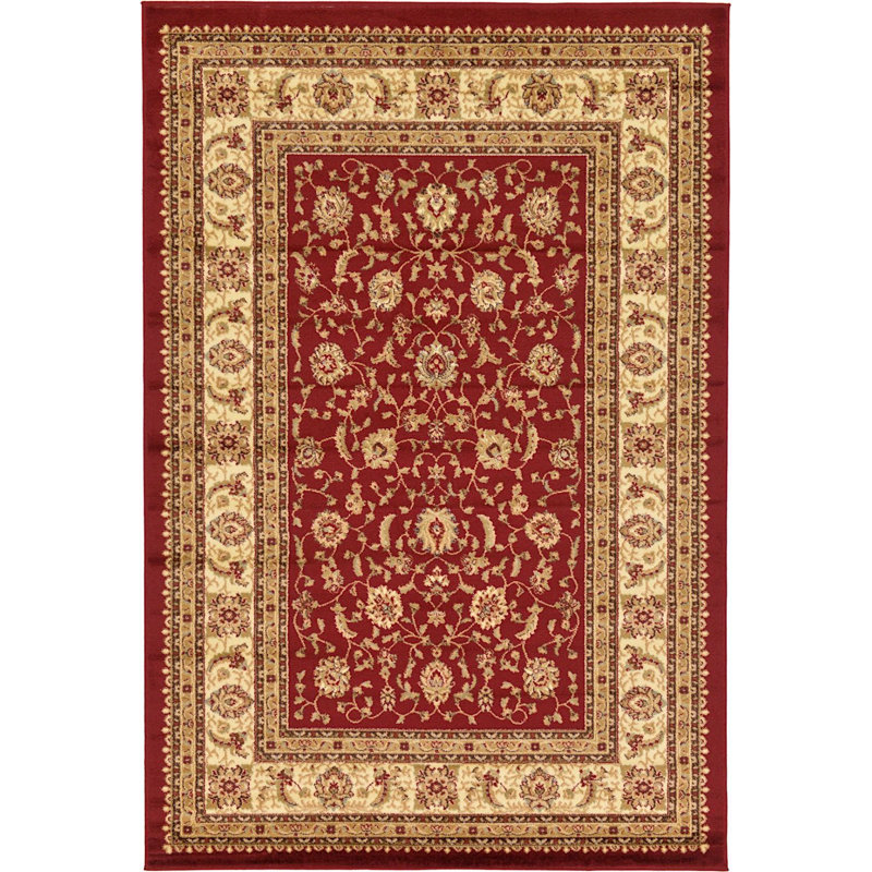 Tapis oriental rouge Odyssey, Rectangle 9 pi x 12 pi