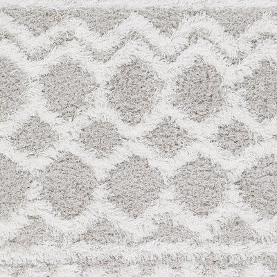 Tapis gris à poils longs Covina