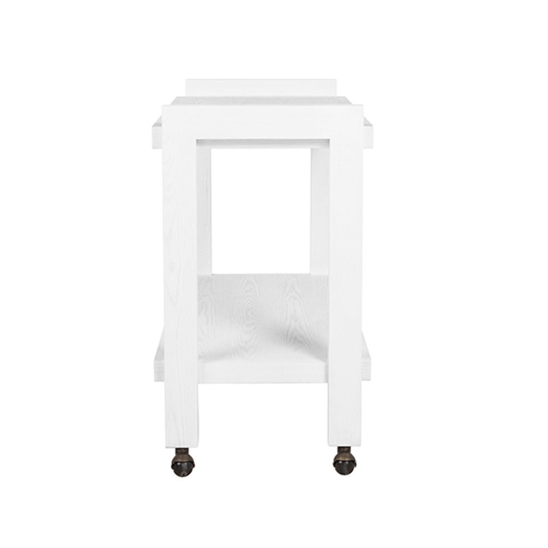 Rockwell Bar Cart, White