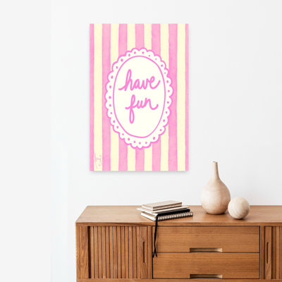 «Have Fun Whimsical Abstract», art mural contemporain