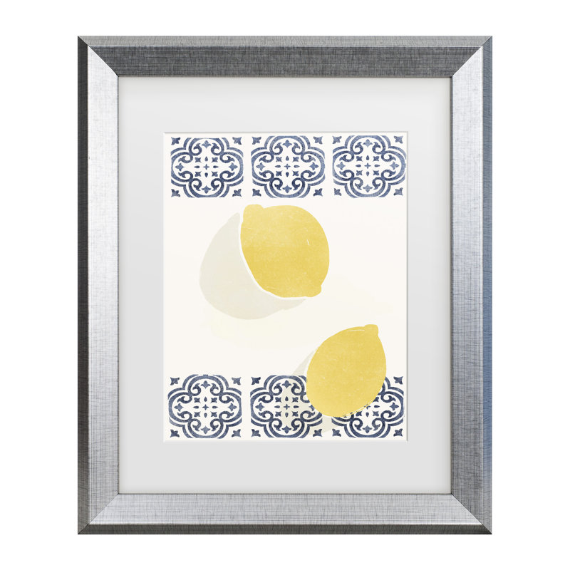 Œuvre encadrée «ologue bolu yuyu pont citrons et azulejos »