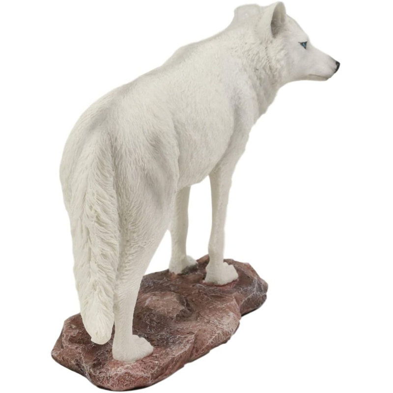 Loup albinos de la toundra neige réaliste Letha