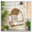 Chaise d'extérieur suspendue pour patio