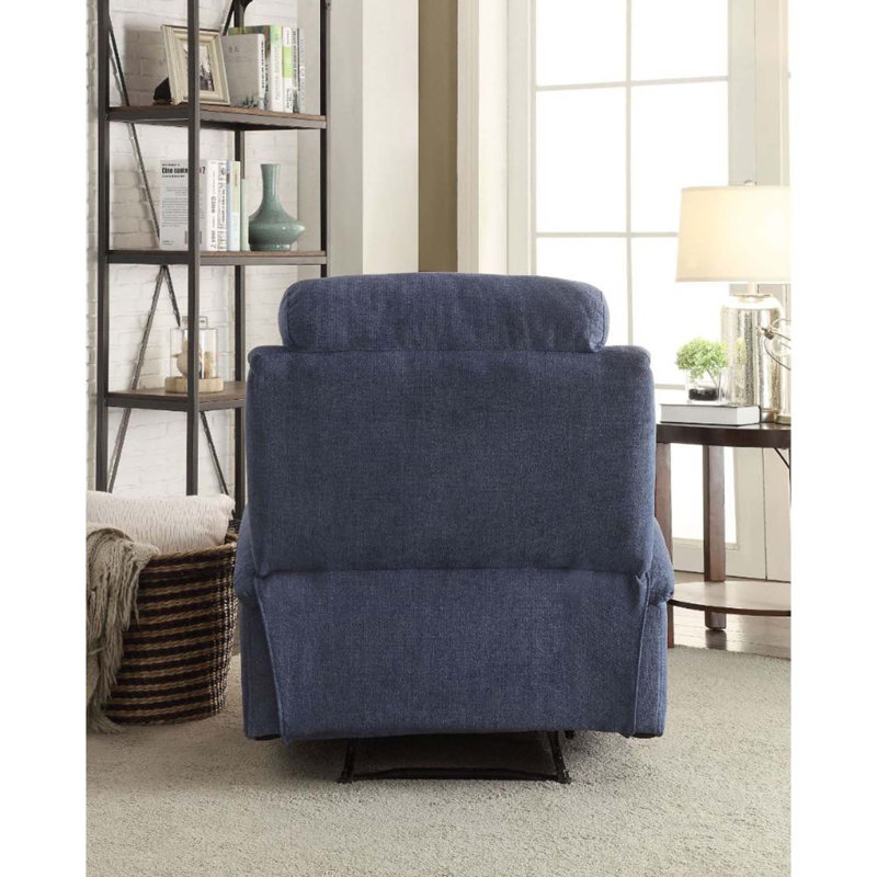 Fauteuil inclinable Rosia Motion, lin bleu, Bleu