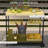 Outdoor Bar Cart, Patio Rolling Serving Cart with Wheels, Side Handle, 2 Baskets, 4 Wine Holders for Garden, Dining Room, Natural