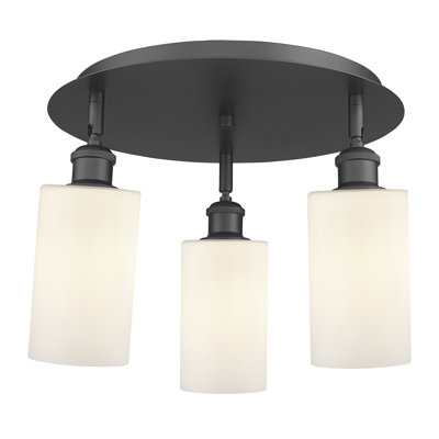Ervine Glass Semi Flush Mount