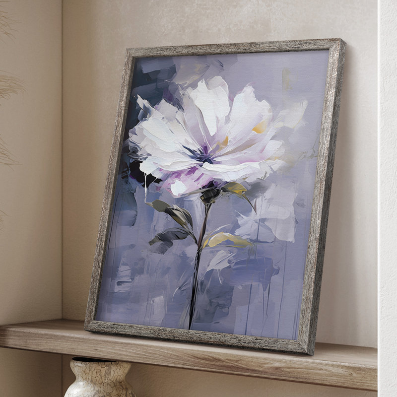Reproduction encadrée FLORAL Series CDxxviii - bois massif, H 11 po x l 9 po