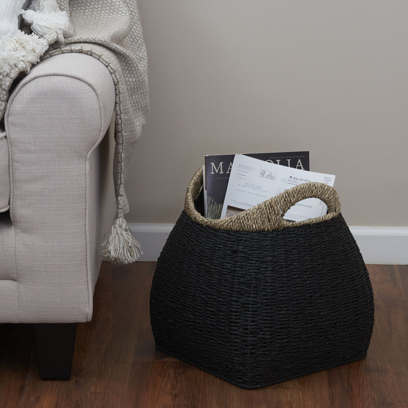 Birch Lane™ Devyani Decorative Basket, Black