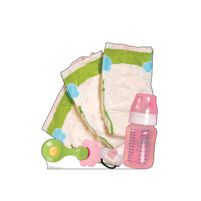 Bébé debout en carton