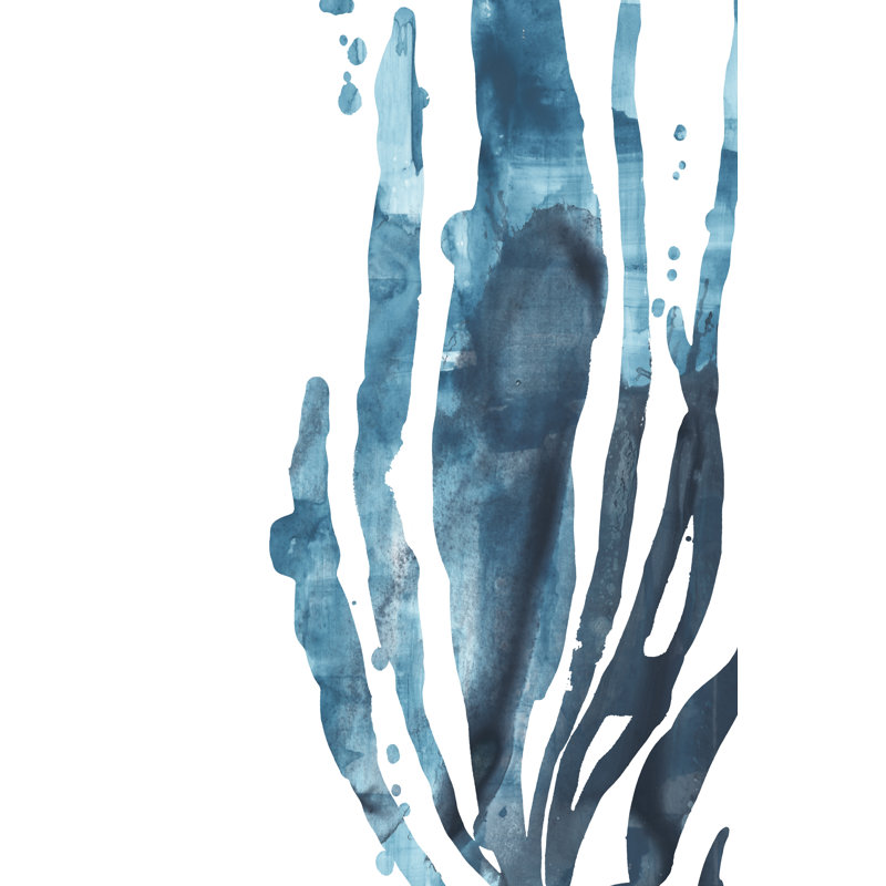 Inkwash Kelp IV by June Erica Vess - Painting, 122 cm H x 81 cm W, Wrapped Canvas