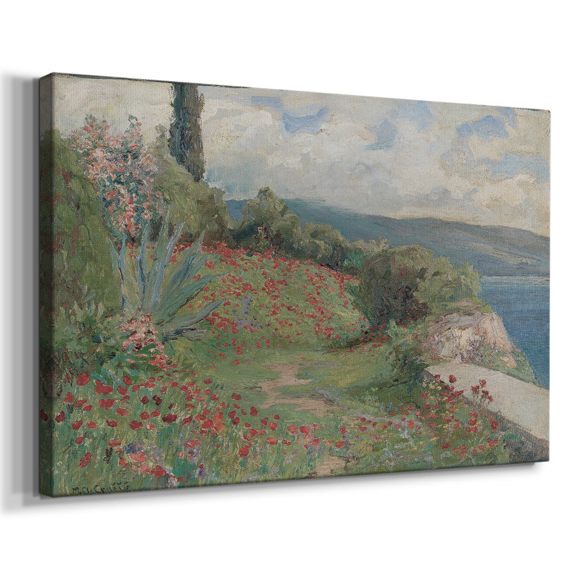"Vintage Landscape -DL III" sur toile, Toile tendue, H 13 po x l 19 po x P 1,5 po