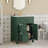 24-inch Modern Bathroom Restroom Vanity Cabinet with Ceramic Basin-1078416026