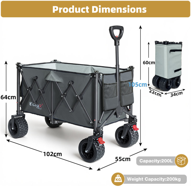 Garden Cart, Grey