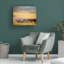 PHBurchett «Sunkissed Horses I», art en lattes de bois-86785644