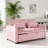 3-In-1 Convertible Sleeper Sofa Bed With Adjustable Backrest,Modern Velvet Pull Out Sofa Bed With 2  Arm Side Pocket And Pillows-319696234