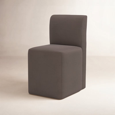 Mendy Upholstered Dining Chair with Casters