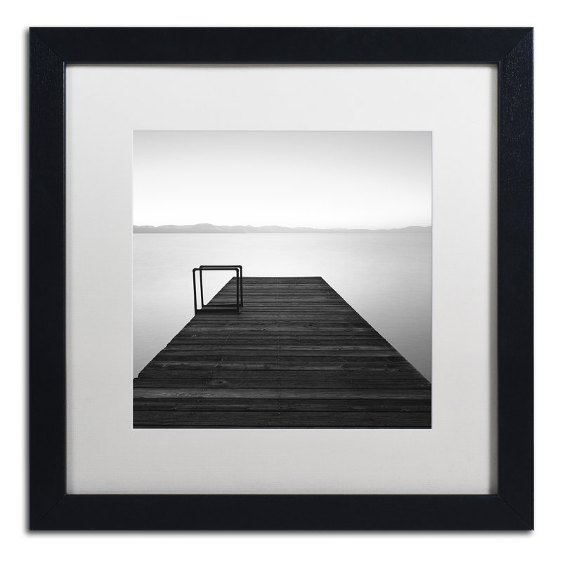" Cube " by Moises Levy, 16" H x 16" W x 0.5" D, White
