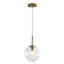 Luminaire suspendu sphère en verre 1 lumière
