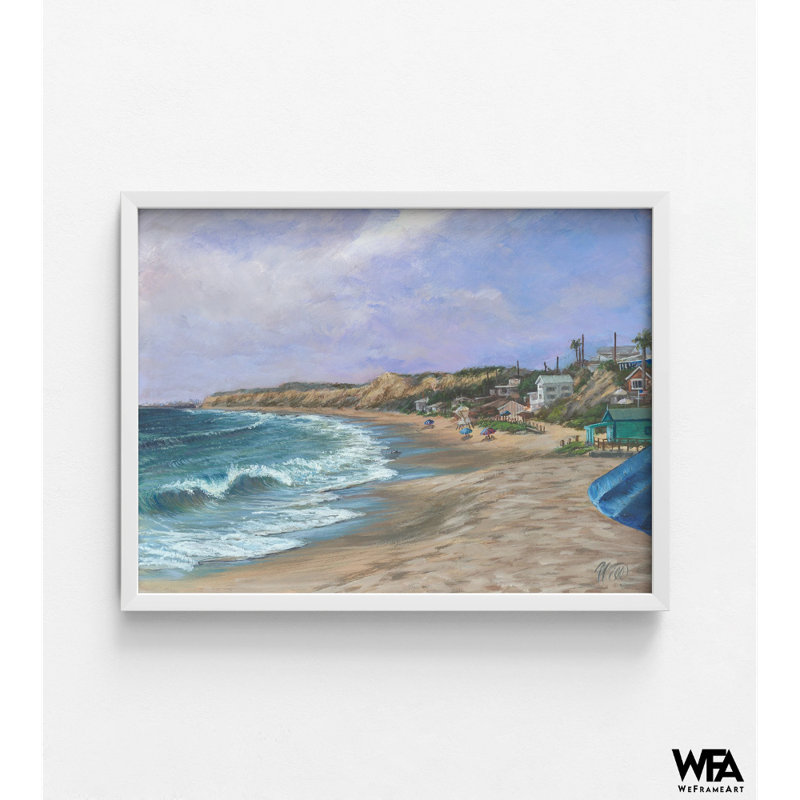 Parasol de plage Crystal Cove par William Thompson, décor hôtel bord de mer, idée de cadeau de voile, remodelage de spa bord de mer, décoration de salle d'attente