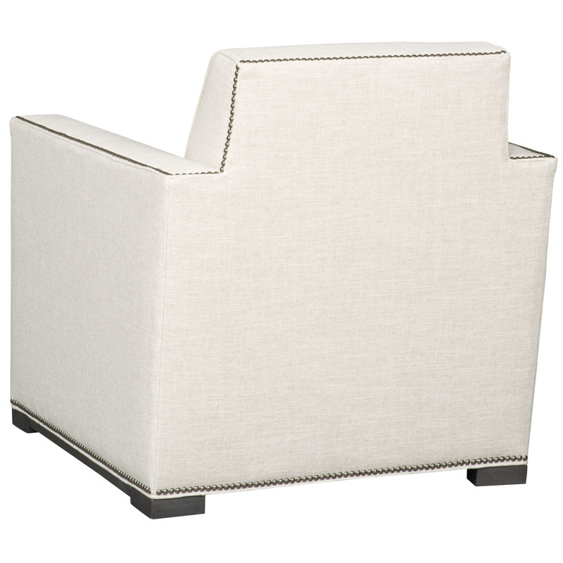 Michael Weiss Garvey Upholstered Armchair, Casa Blanca, Worthy Snow