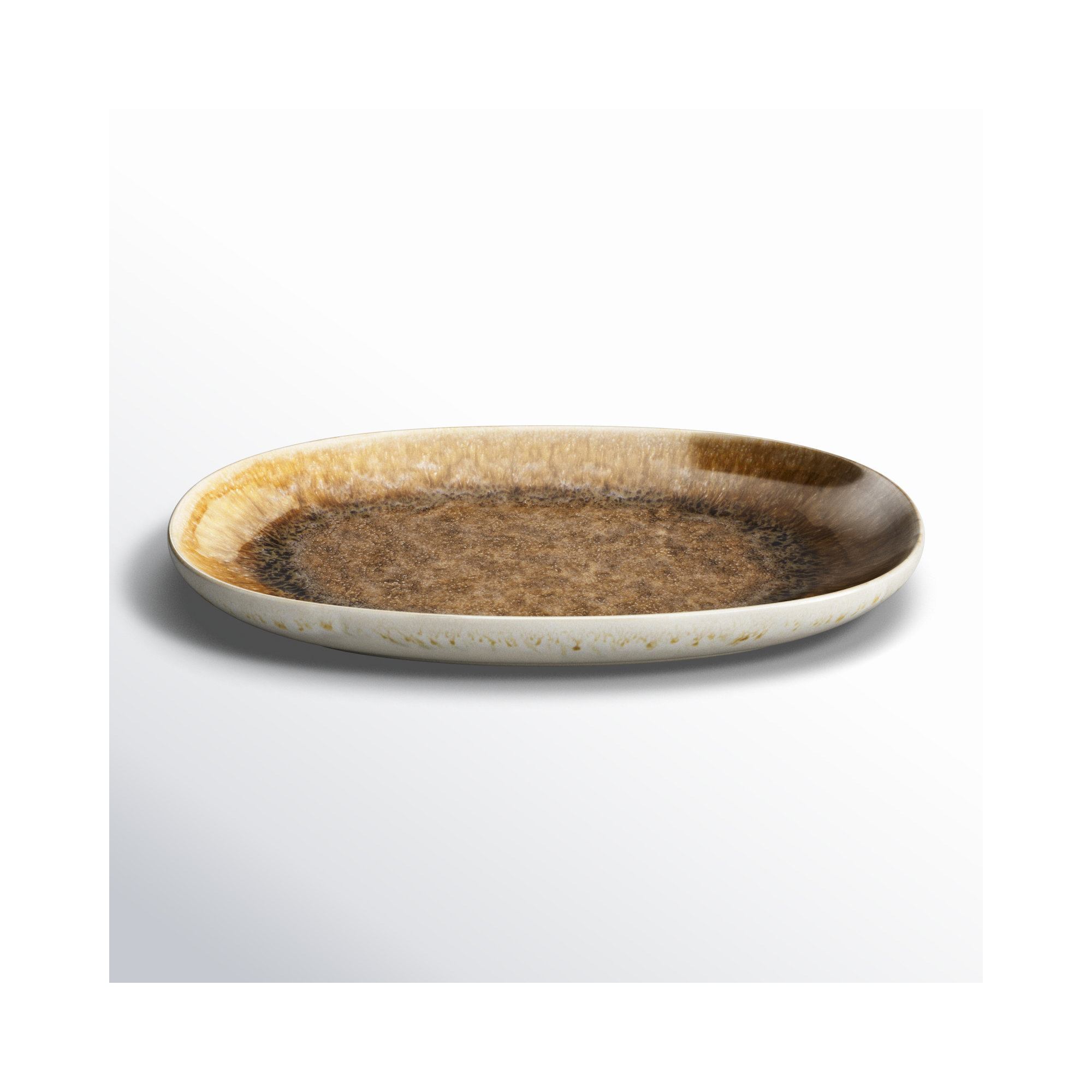 Mariessa Oval Platter, 1" H x 8.5" W x 14" D
