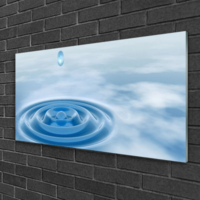 Art Water 1 Piece Wall Art on Glass
