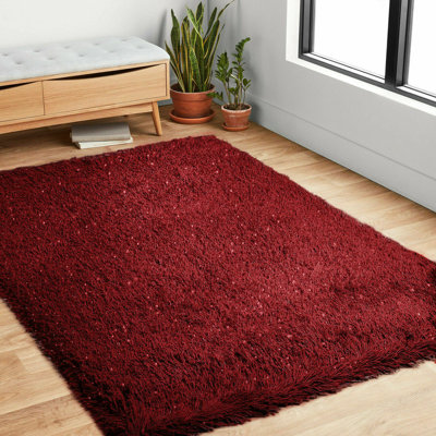 Braided Solid Colour Area Rug