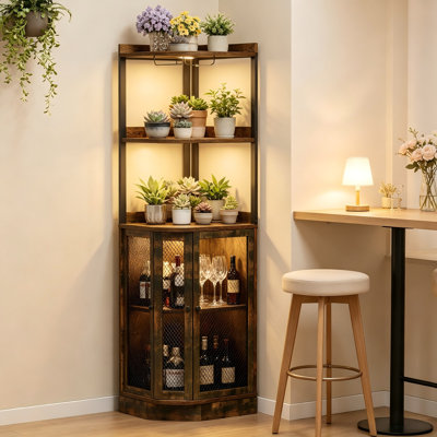 Brystal 15.7 " L Bar Cabinet