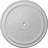 Endurathane Trinity Ceiling Medallion, 22"OD x 1 3/4"P (Fits Canopies up to 3"), Factory Primed-29361412