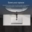 47" Wall Mounted Solid Surface Bathroom Sink-108486638