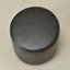 Repose-pieds rond en similicuir de 18 po de largeur-721059010