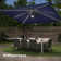 Sonceria 138'' x 108'' Rectangular Lighted Cantilever Umbrella