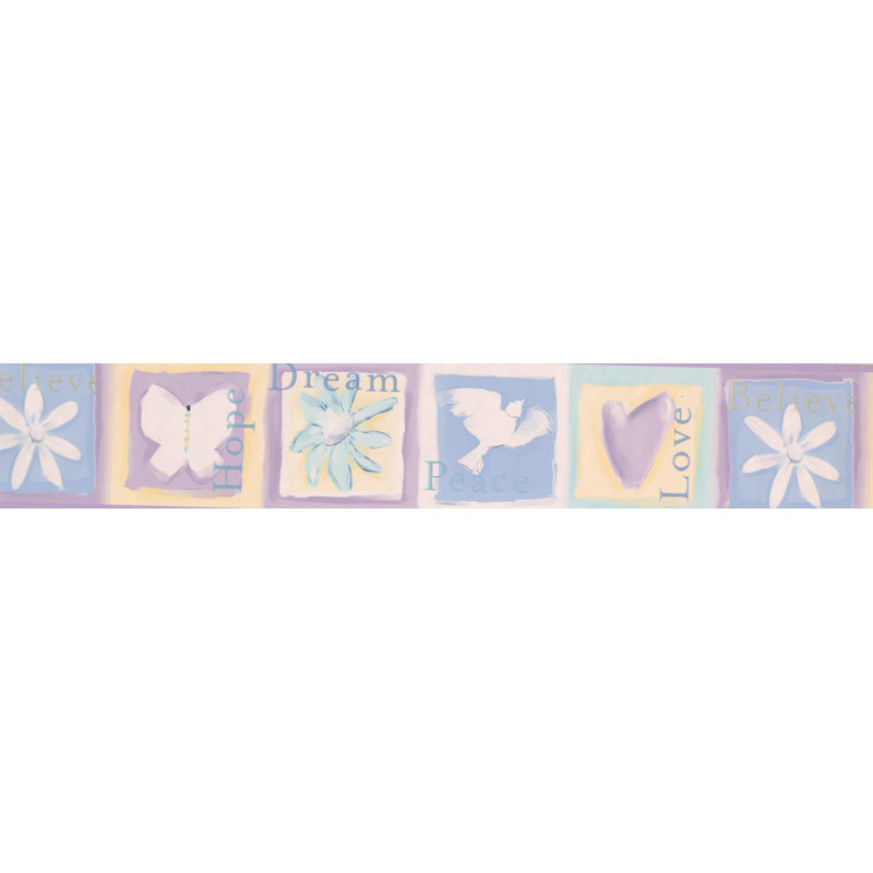 Amabel Animals Wall Border, Purple