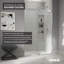 Porte de douche coulissante Levity H 44-5 / 8 - 47-5 / 8 po L avec 3/8 po Verre transparent épais