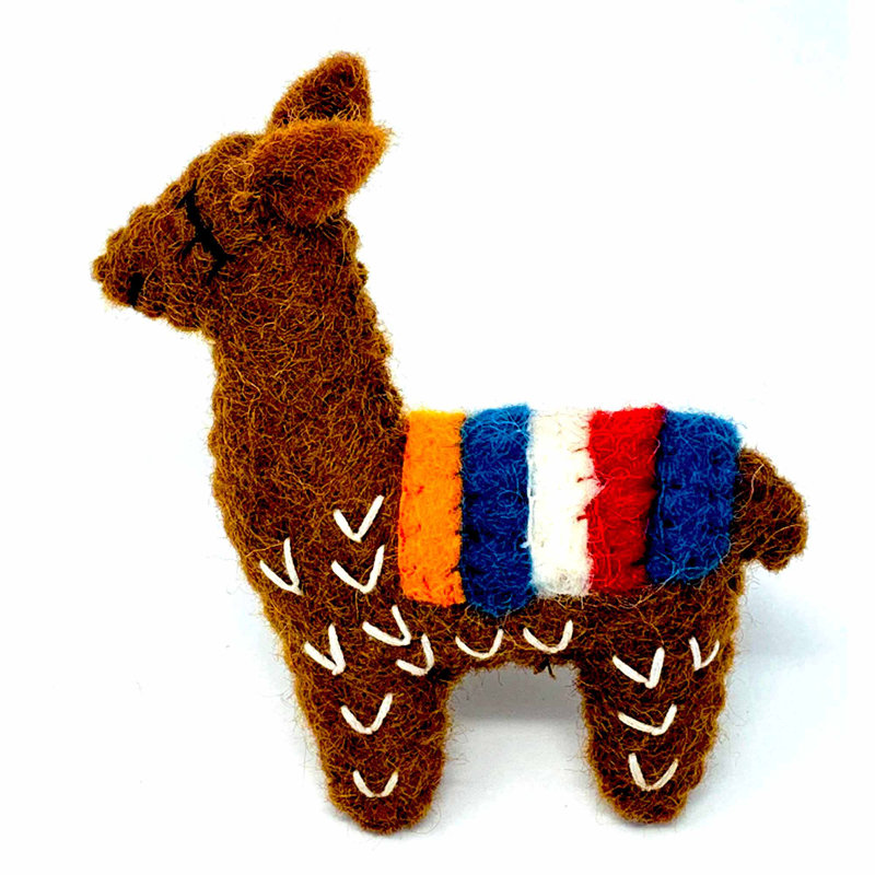 Rond de serviette llama