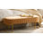 Ferdinand Lawanda 46" Modern Polyester Upholstered Bench with Channel-Tufted Cushion and Metal Base-600450000