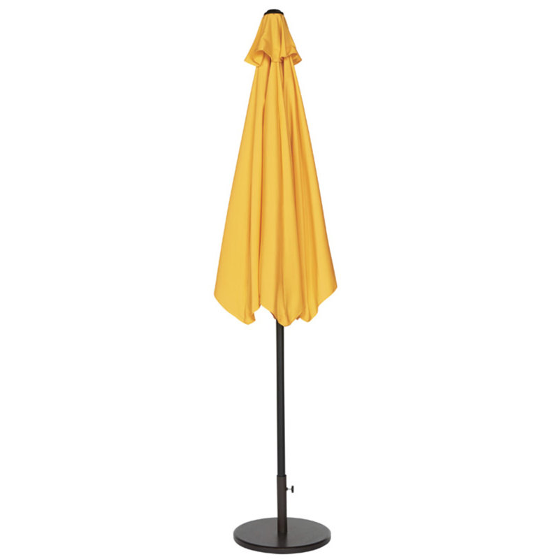 Parasol de marché 9' inclinable patio Barney, Jaune